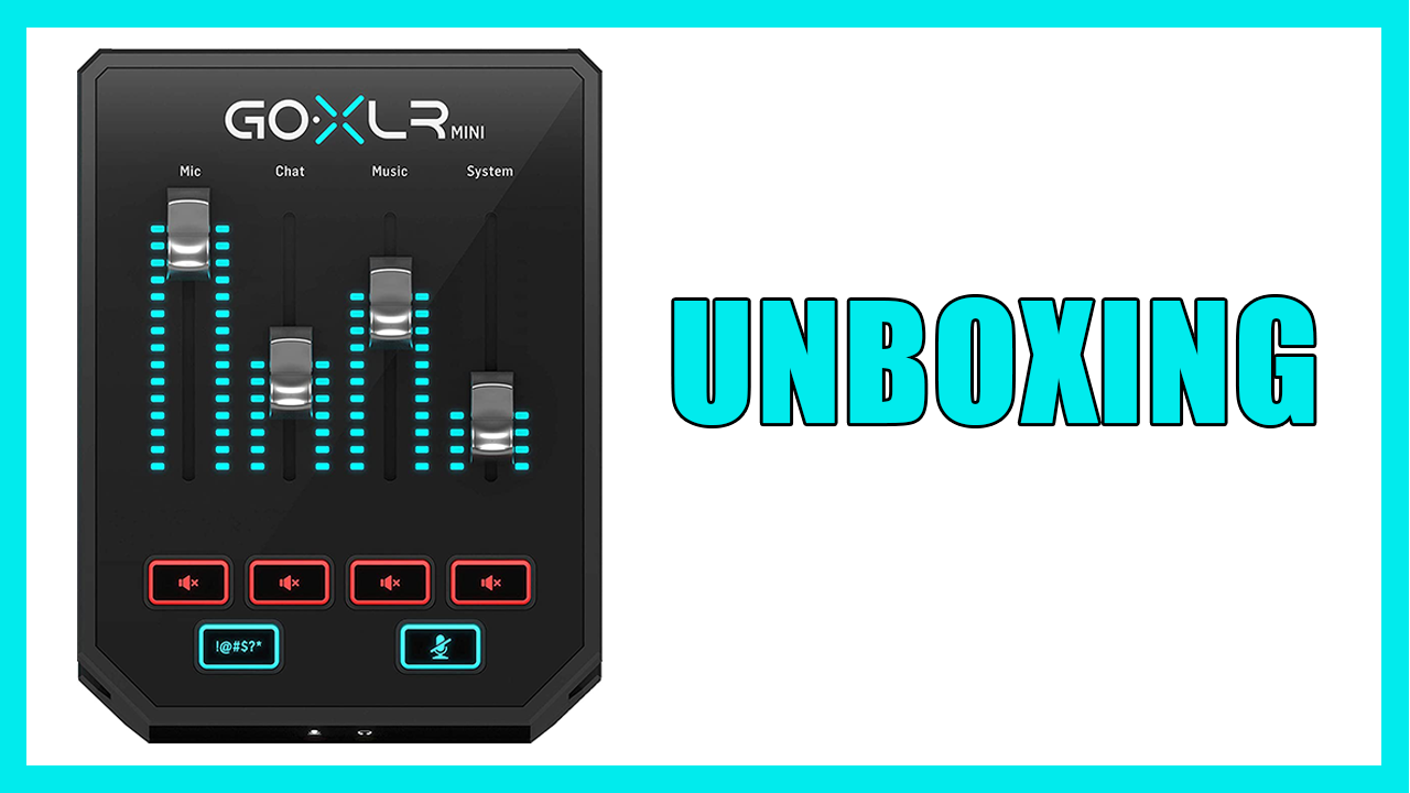Watch UNBOXING GoXLR Mini TC-Helicon Vocal Effects Processor on